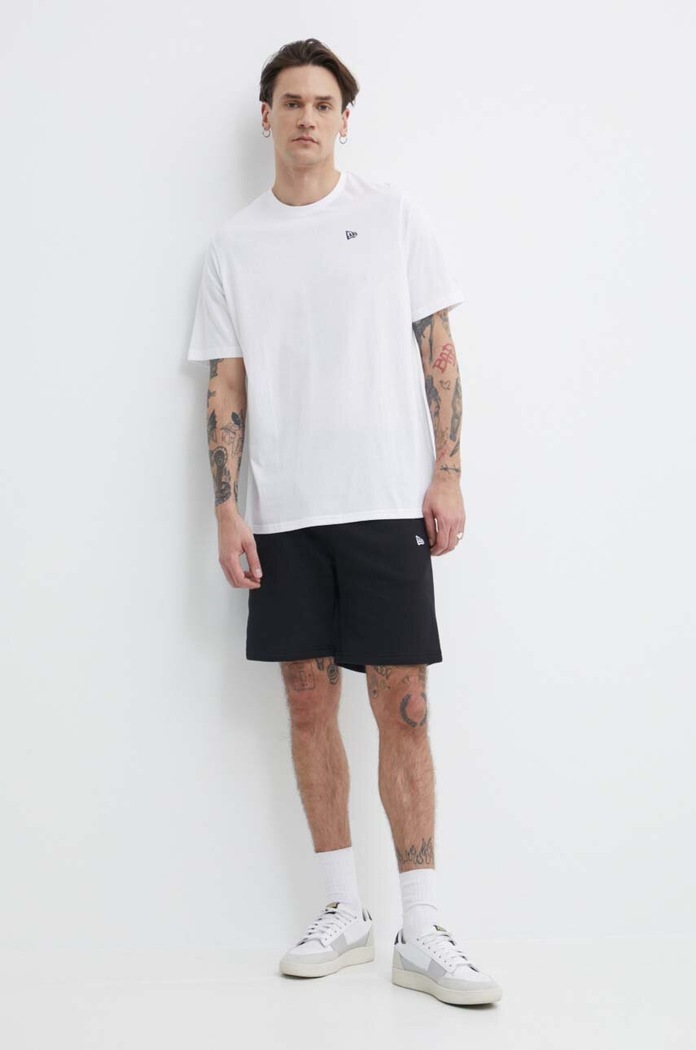 New Era t-shirt bawełniany 60416745 biały AA00