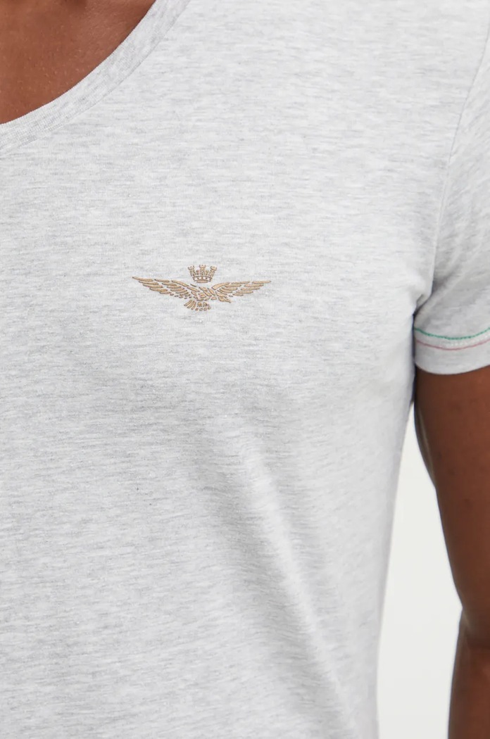 Тениска Aeronautica Militare сив AM1UTI004