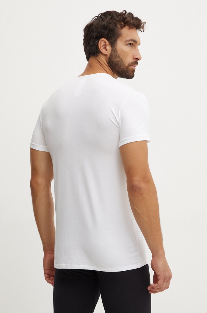Bavlnené tričko Versace AUU01005.1A10011 biela AA00