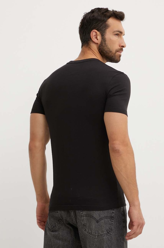 Bavlnené tričko Calvin Klein Jeans J30J320936 čierna AA00