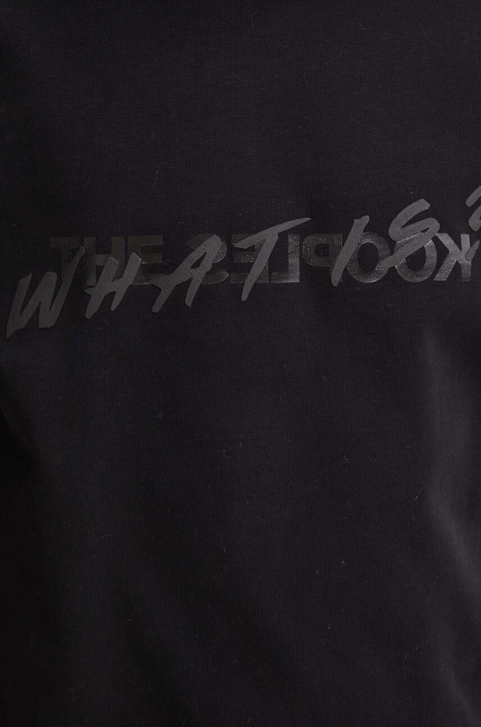 The Kooples t-shirt bawełniany HTSC27010K czarny