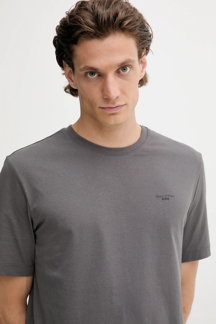 Bavlnené tričko Marc O'Polo DENIM sivá 5000006274