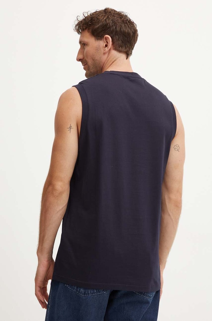 Oblečení Bavlněné tričko Armani Exchange 8NZH97.ZJ9AZ.NOS námořnická modř