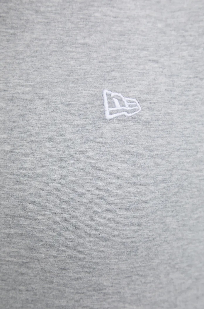 Bavlnené tričko New Era ESSENTIALS TEE 60416746 sivá