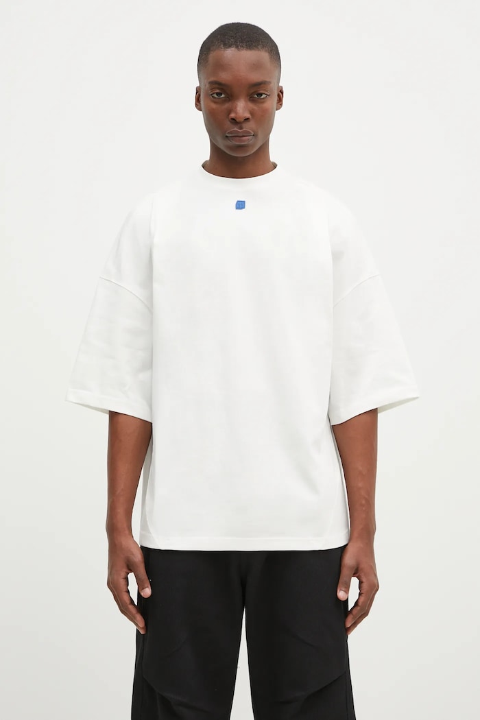 Ader Error t-shirt okrągły biały J62K41.00IE7