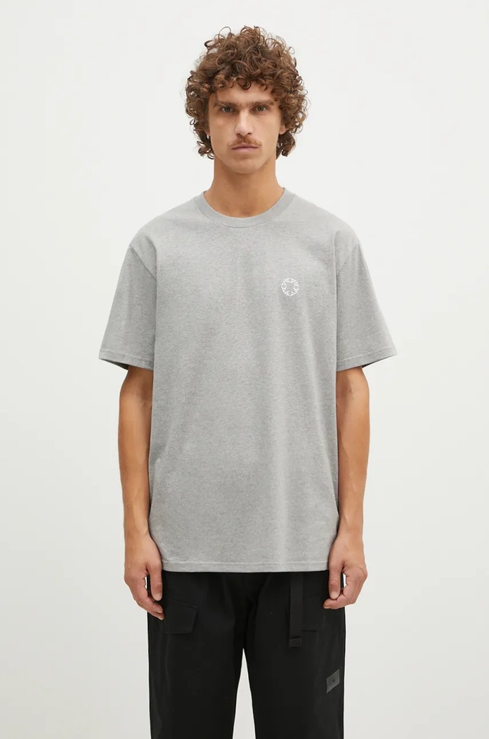 1017 ALYX 9SM t-shirt bawełniany Regular Fit Crewneck Tee bawełna szary AAMTS0484FA01