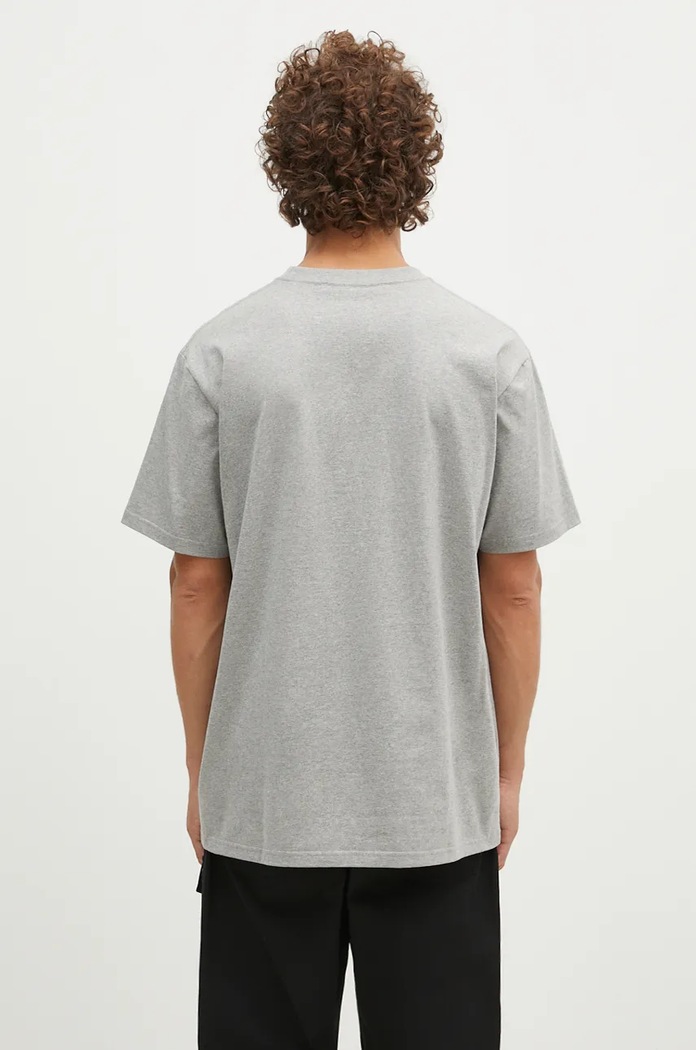 Odzież 1017 ALYX 9SM t-shirt bawełniany Regular Fit Crewneck Tee AAMTS0484FA01 szary