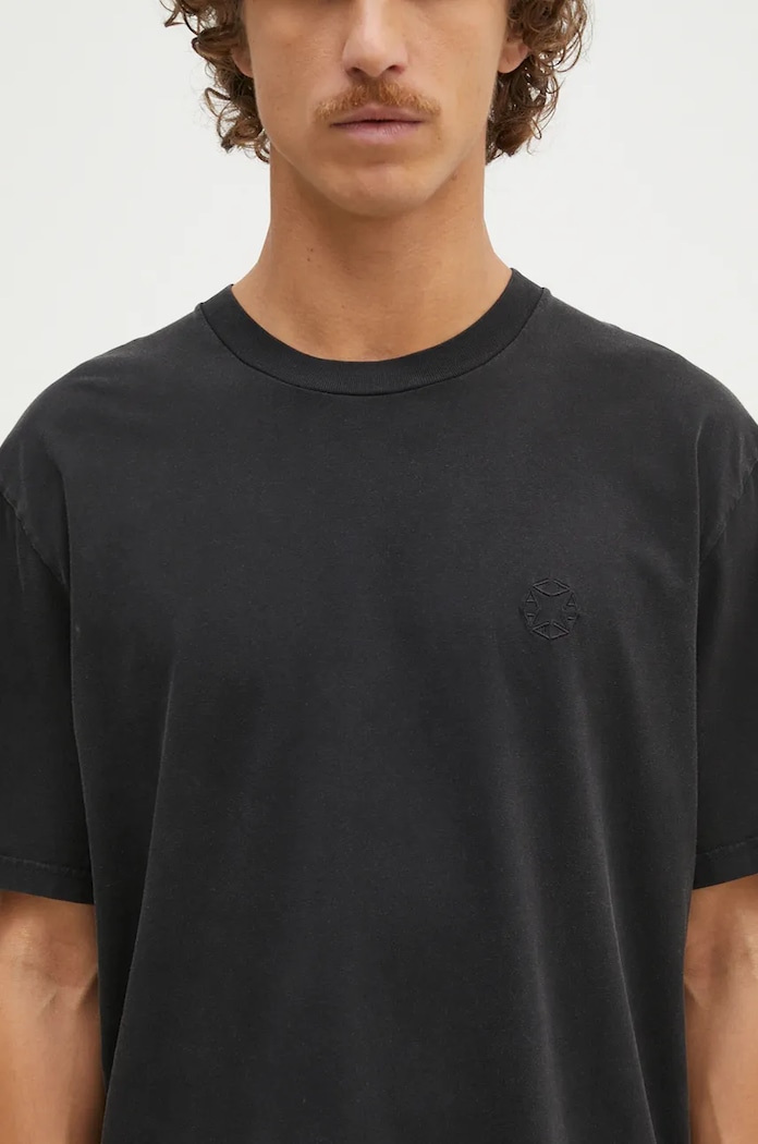 1017 ALYX 9SM t-shirt in cotone Regular Fit Crewneck Tee nero AAMTS0484FA01