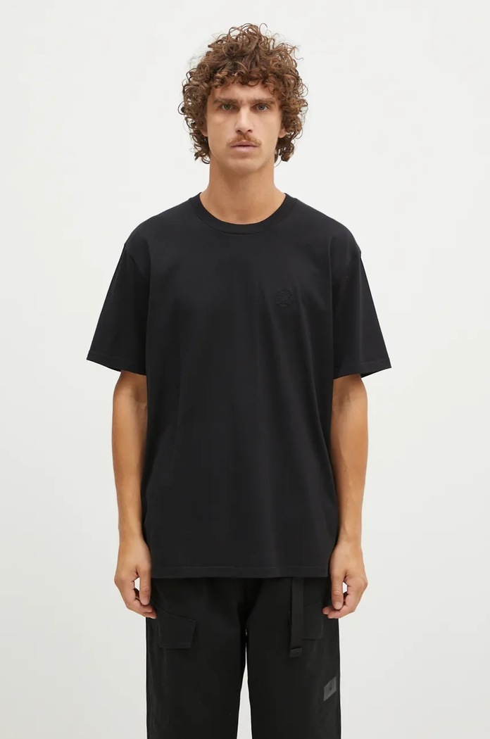 Bavlnené tričko 1017 ALYX 9SM Regular Fit Crewneck Tee regular čierna AAMTS0484FA01
