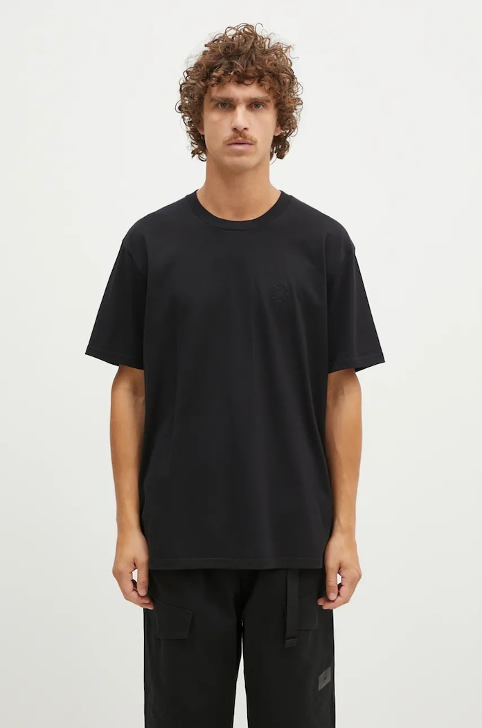 Bavlnené tričko 1017 ALYX 9SM Regular Fit Crewneck Tee regular čierna AAMTS0484FA01
