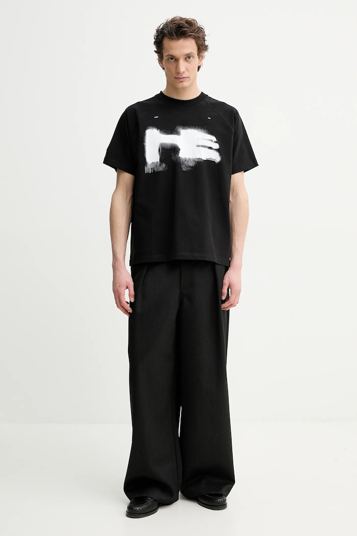 Heliot Emil t-shirt SS25.M.09.083.BLK01.CO czarny AA00