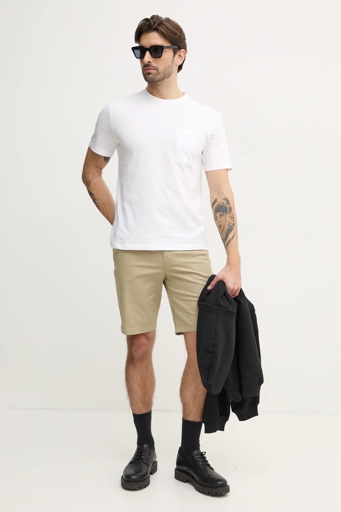 United Colors of Benetton tricou din bumbac 3BL0U10A8 alb AA00