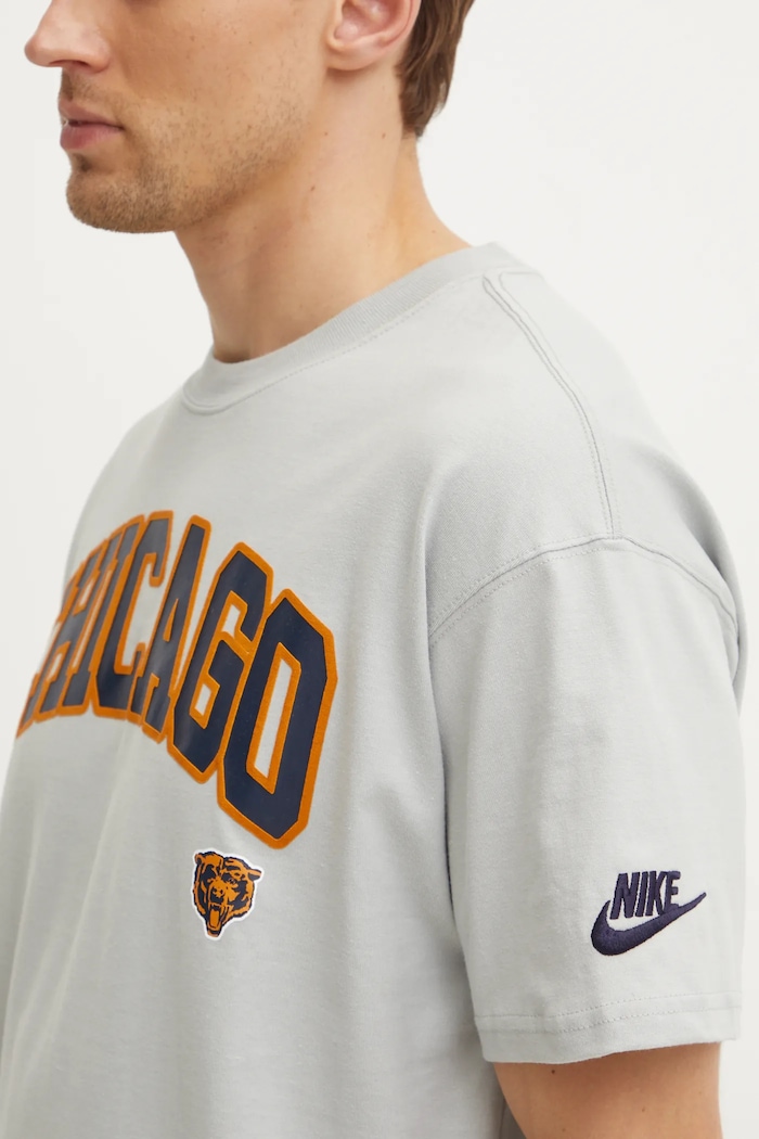 Βαμβακερό μπλουζάκι Nike Chicago Bears 01AY.09D.7QV.NP1 γκρί