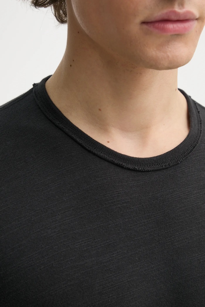 Bavlněné tričko Rag & Bone M000T096G černá