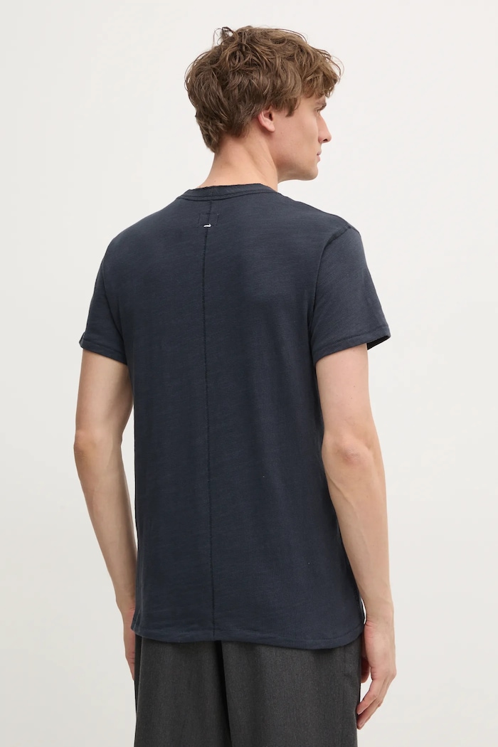 Odzież Rag & Bone t-shirt bawełniany M000T906G granatowy