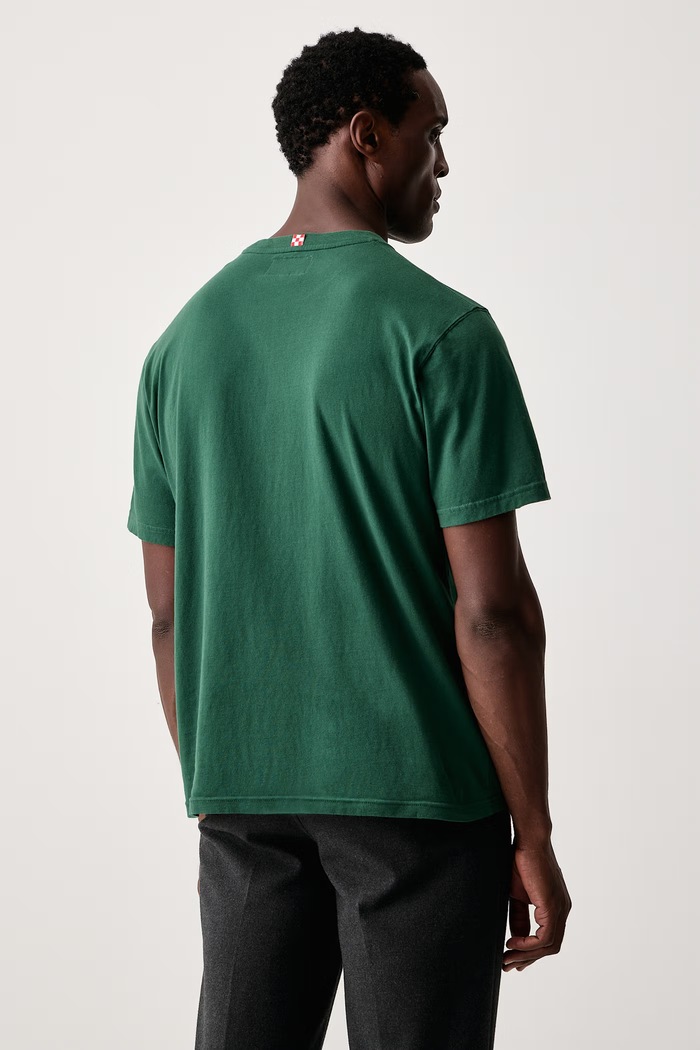 MC2 Saint Barth T-shirt męski bawełniany ARN0004 zielony AA00