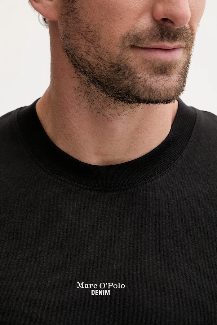 Marc O'Polo tricou din bumbac negru 5000006275