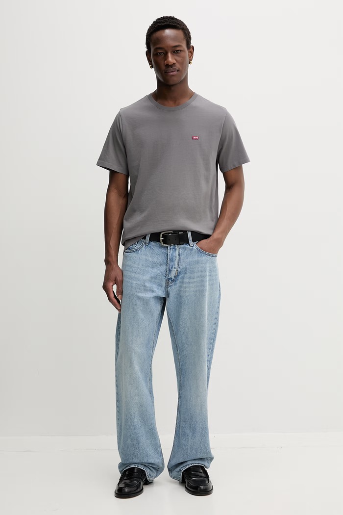 Bavlnené tričko Levi's LSE SS ORIGINAL HM TEE A3117 sivá AA00