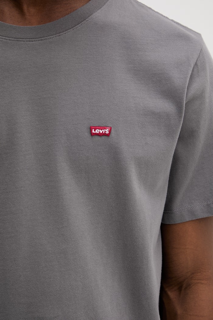Bavlnené tričko Levi's LSE SS ORIGINAL HM TEE A3117 sivá