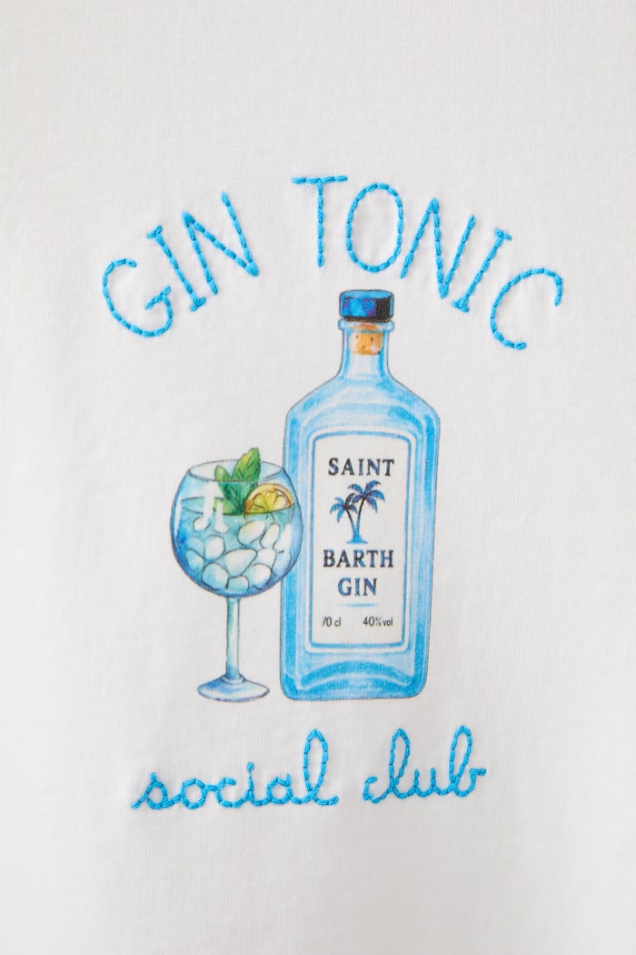 MC2 Saint Barth T-shirt ανδρικό βαμβακερό POT0001. λευκό