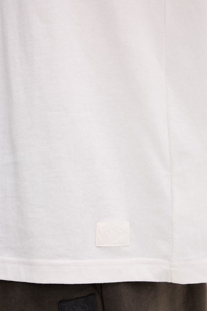 Vans tričko pánske bavlnené Premium LX SS Loose Fit VN000TBPC9F1 béžová