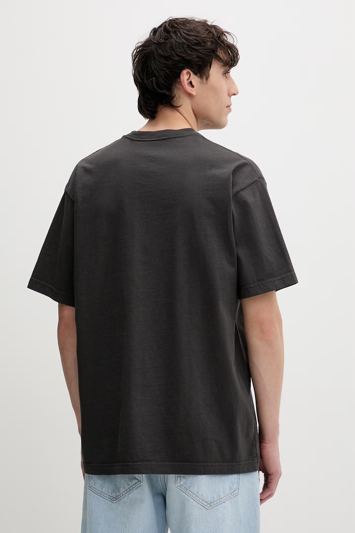 Oblečenie Vans pánske bavlnené tričko Premium LX SS Loose Fit VN000TBPEMV1 sivá