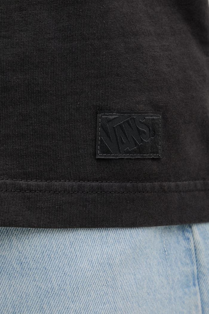 Vans pánske bavlnené tričko Premium LX SS Loose Fit VN000TBPEMV1 sivá