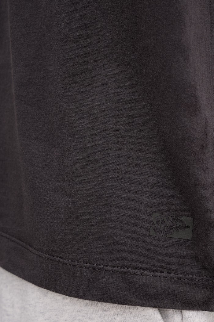 Vans basic tričko pánske bavlnené Premium LX Shrunken VN000TPBEMV1 sivá