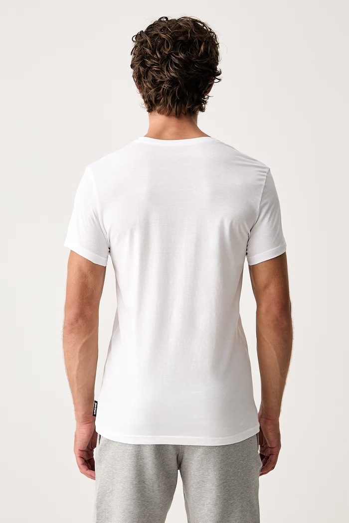 Palm Angels T-shirt basic męski 3-pack PLA1UMWTS09TR biały AA00