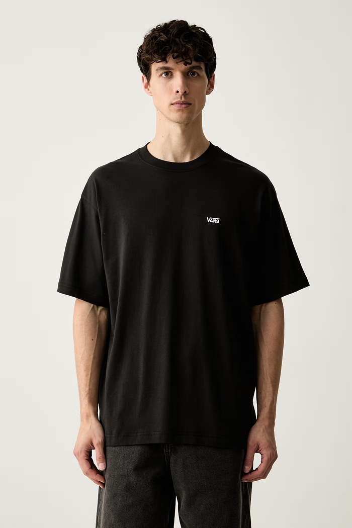 Vans majica za muškarce od pamuka crna VN0010FFBLK1