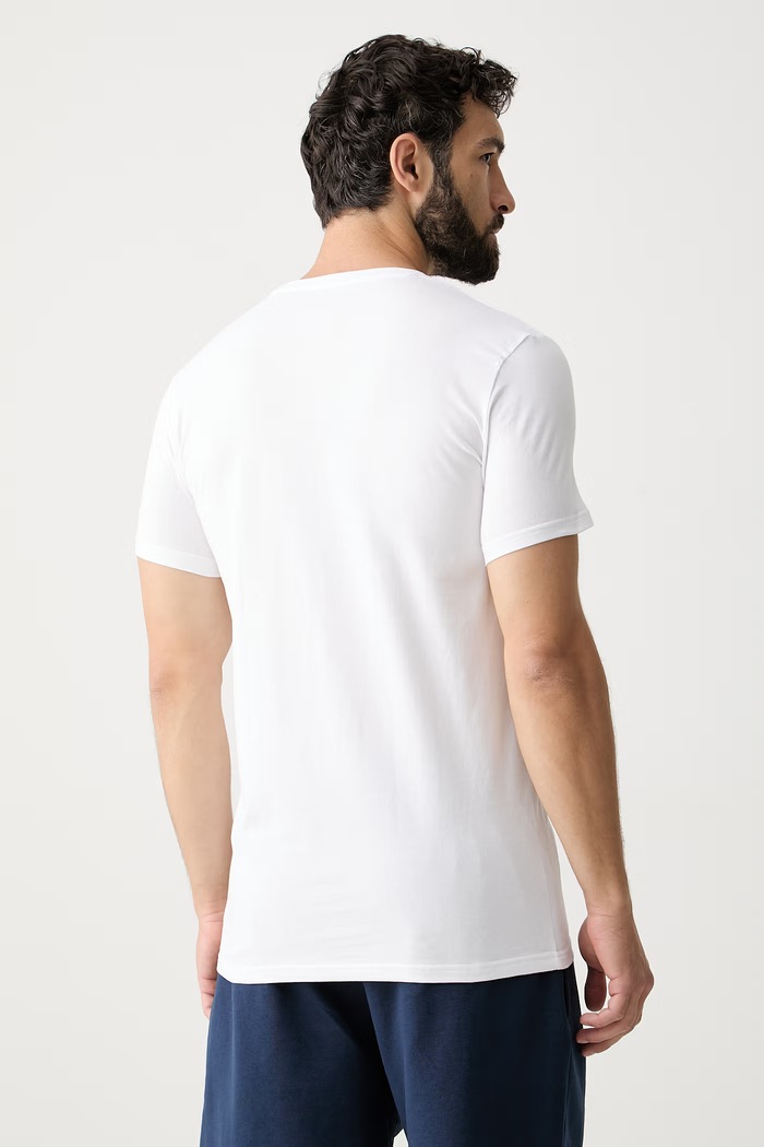 Palm Angels T-shirt męski z bawełną PLA1UMBTS01SI biały AA00