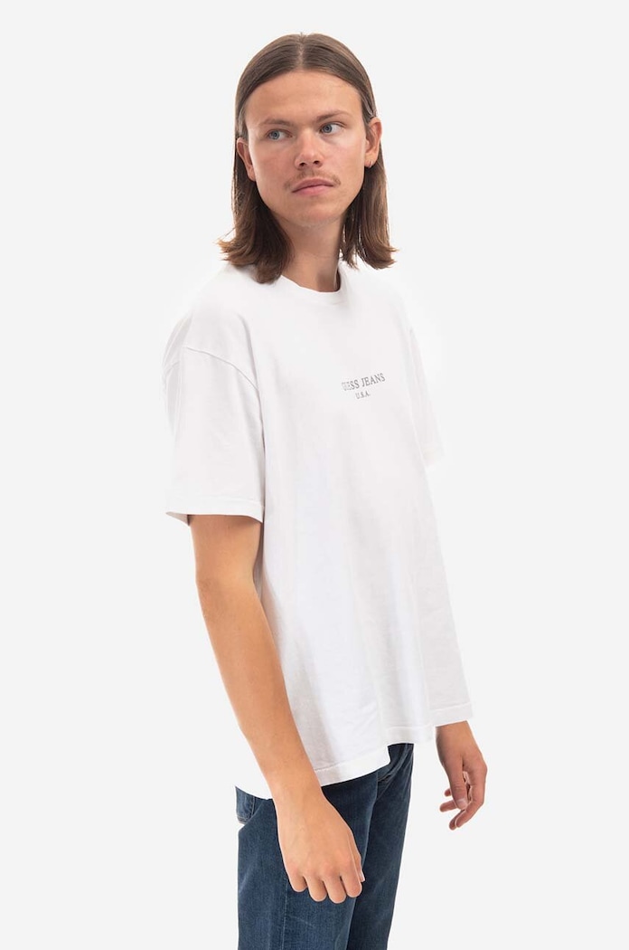 Βαμβακερό μπλουζάκι Guess M2BI01.KBB50