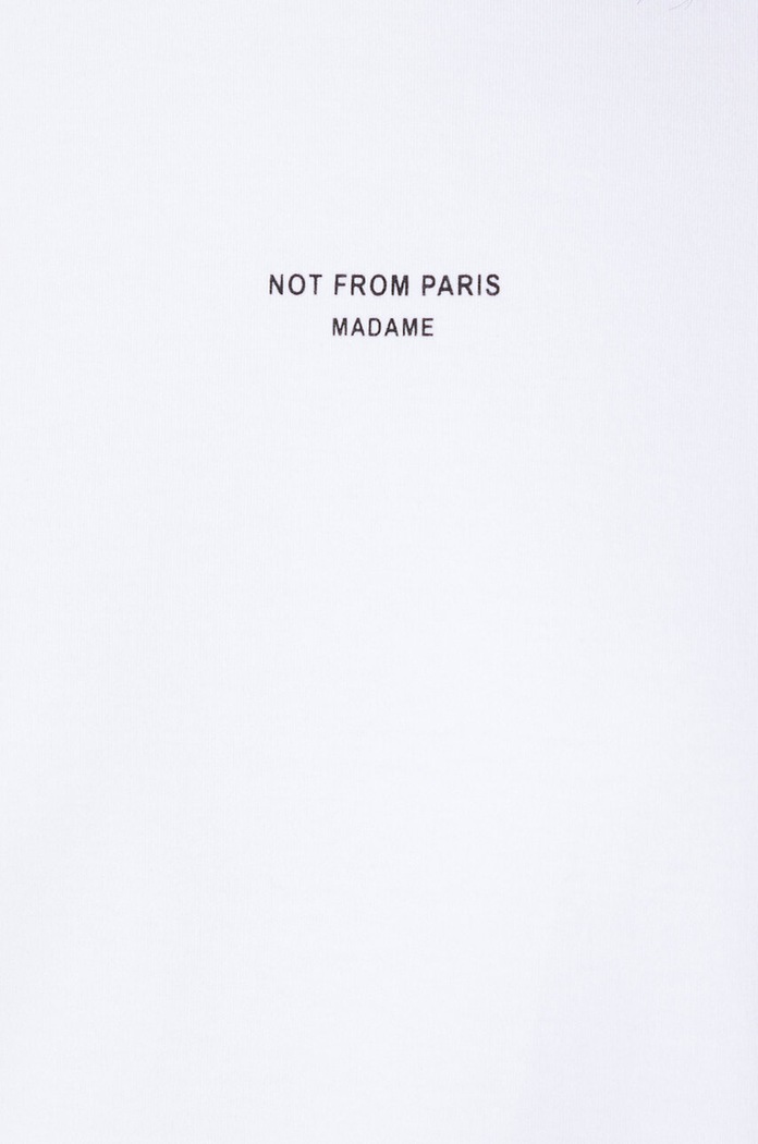 Drôle de Monsieur cotton t-shirt P01WT.WHITE