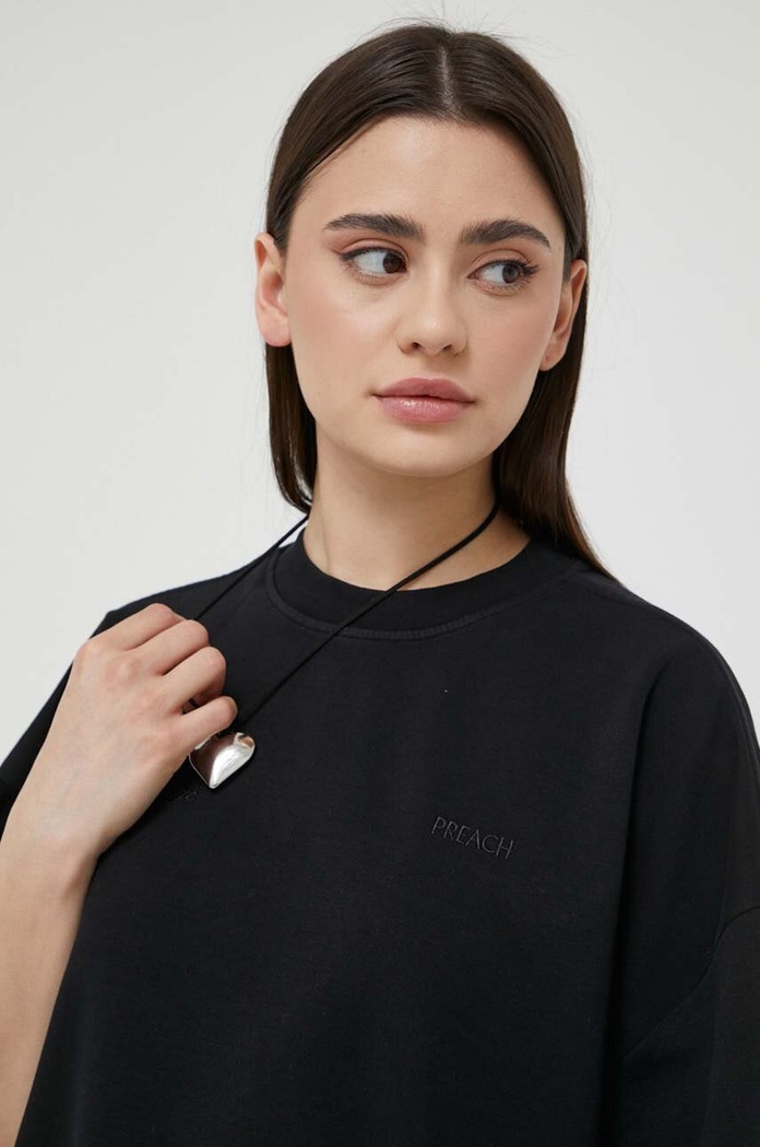 Preach t-shirt in cotone 206312.NOS nero