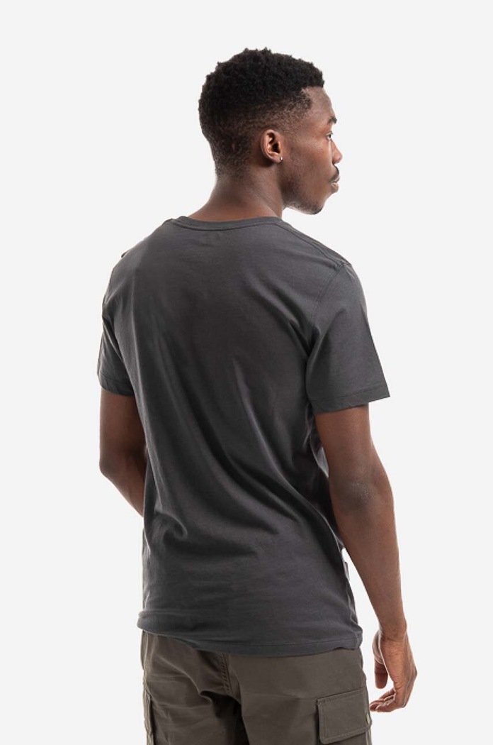 Odzież Fjallraven T-shirt bawełniany Nature F87053.555 granatowy