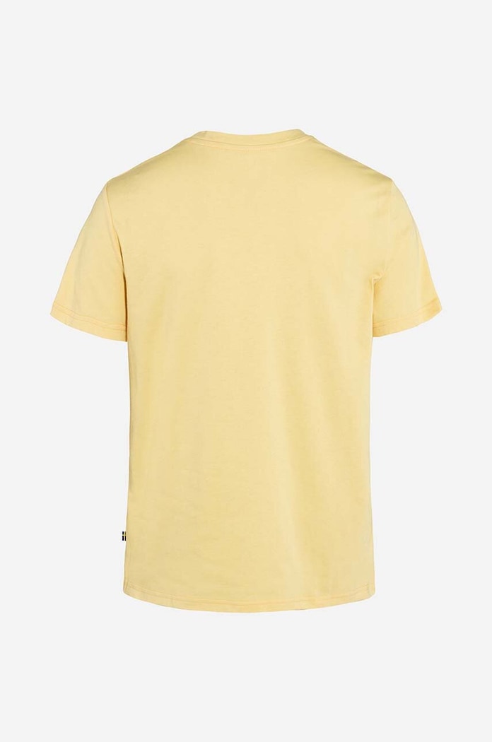 Fjallraven tricou Fjallraven Logo Tee galben F87146.133