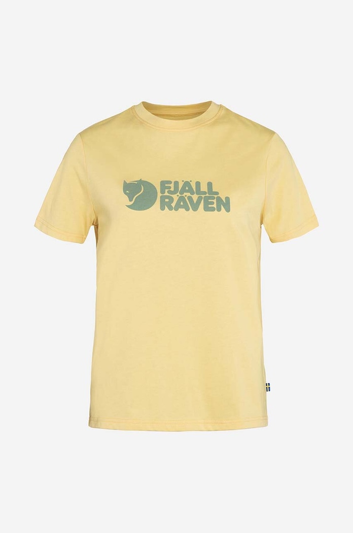 Fjallraven tricou Fjallraven Logo Tee F87146.133 galben