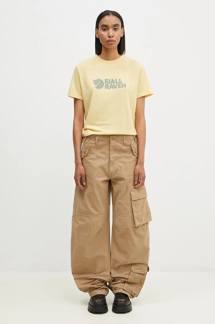 Fjallraven t-shirt F87146.133 yellow