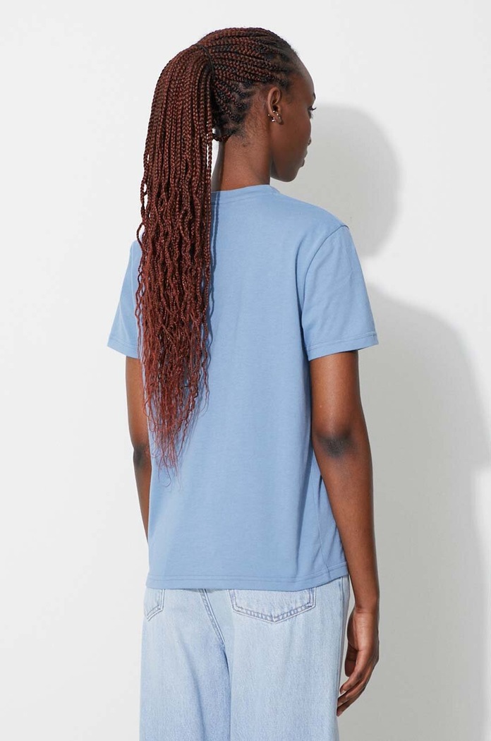 Odjeća Majica kratkih rukava Fjallraven Logo Tee F87146.543 plava