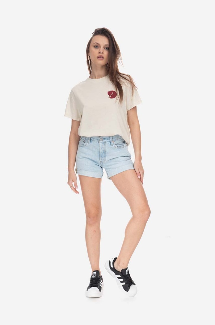 Fjallraven tricou bej F87153.113