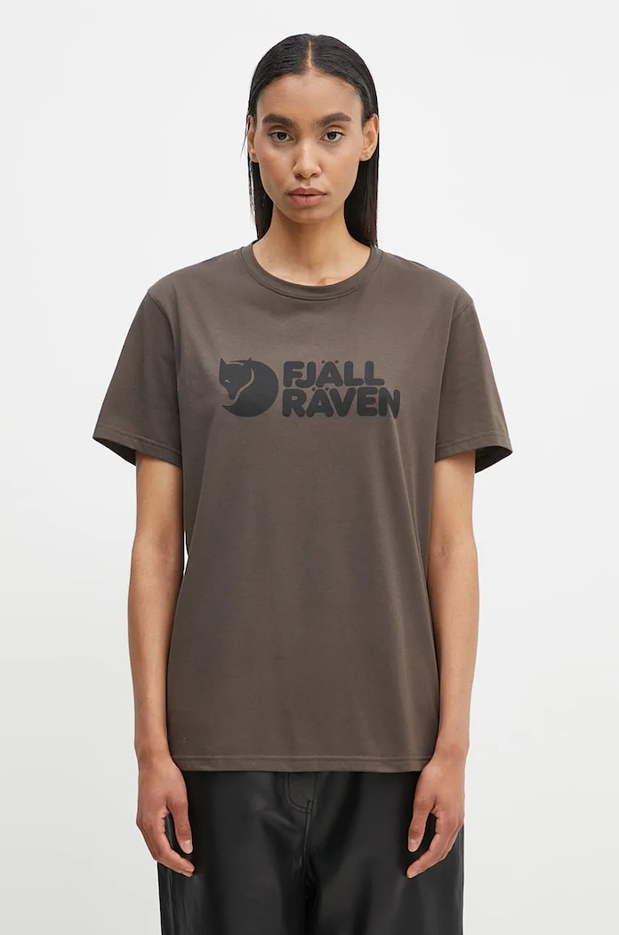 Спортивна футболка Fjallraven Fjallraven Logo інші зелений F87310.633