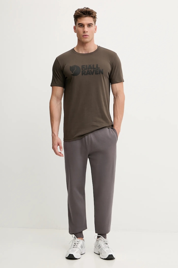 Sportska majica kratkih rukava Fjallraven Fjallraven Logo zelena F87310.633