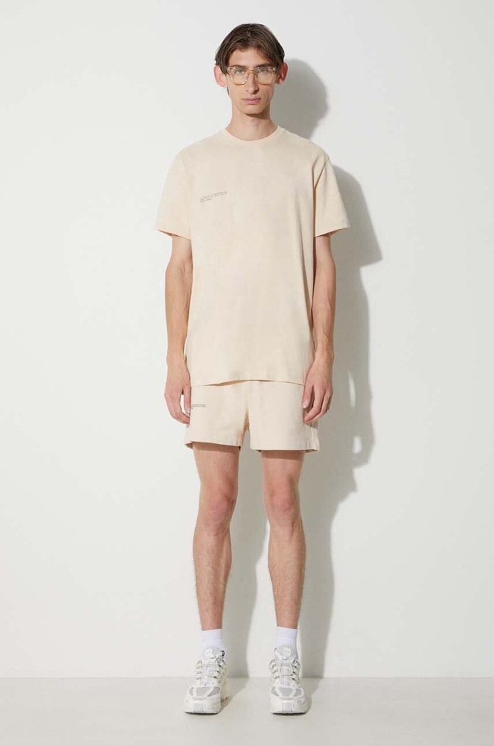 Pangaia t-shirt beige 10000288