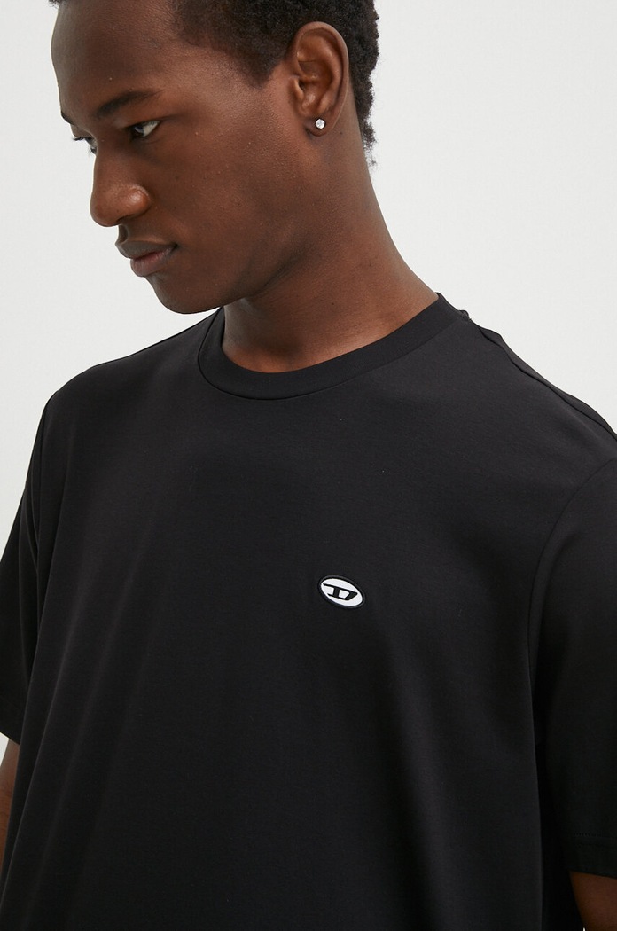 Diesel t-shirt bawełniany T-JUST-DOVAL-PJ MAGLIETTA czarny A03819.0AIJU