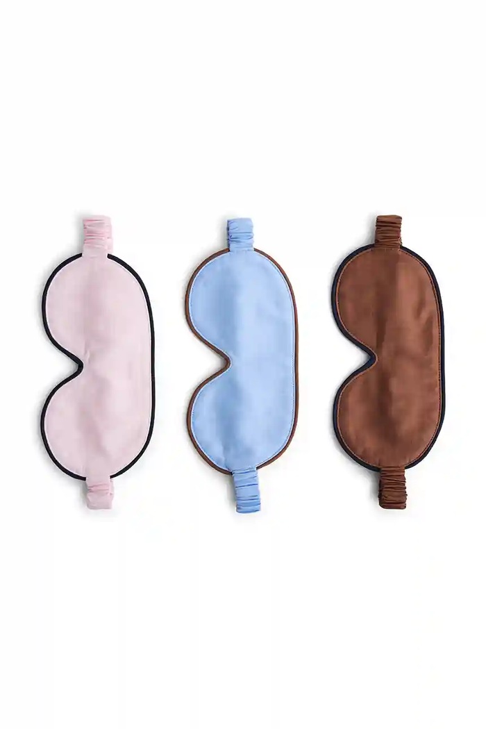 Home SPA Βαμβακερή μάσκα για τα μάτια HAY Outline Sleep Mask AE940.D011 ροζ