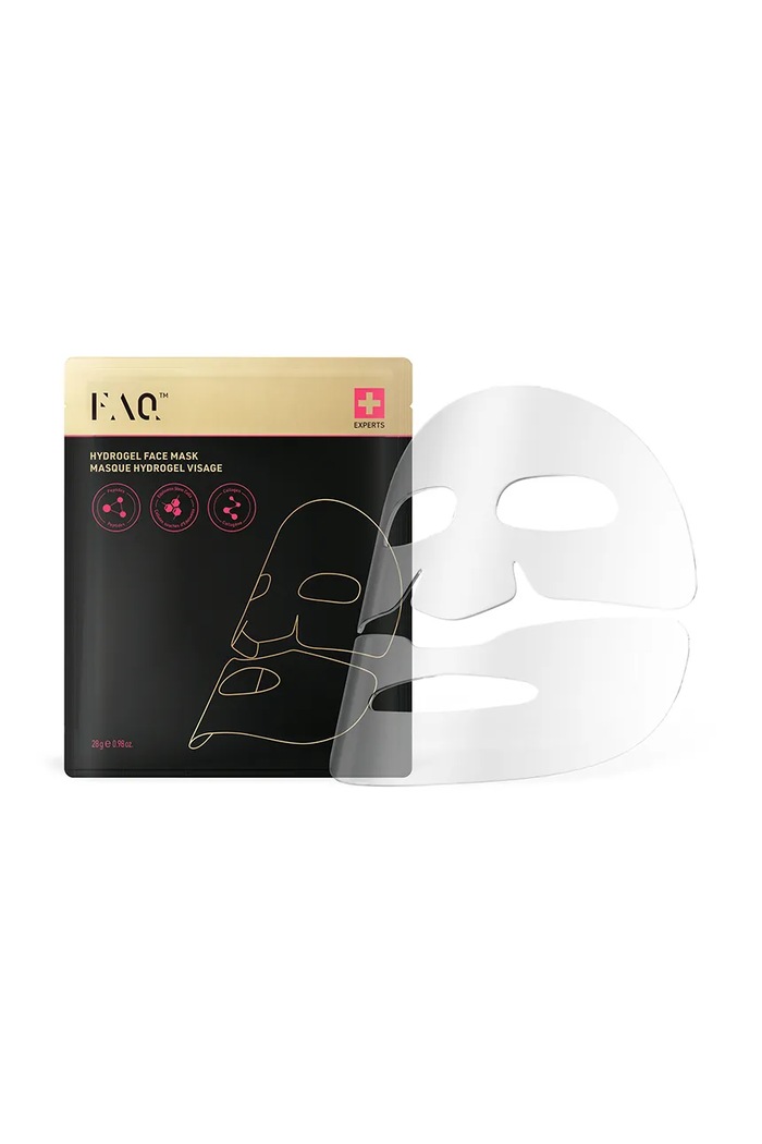 FOREO mască facială cu hidrogel și colagen Glass Skin FAQ™ F0389 negru AA00