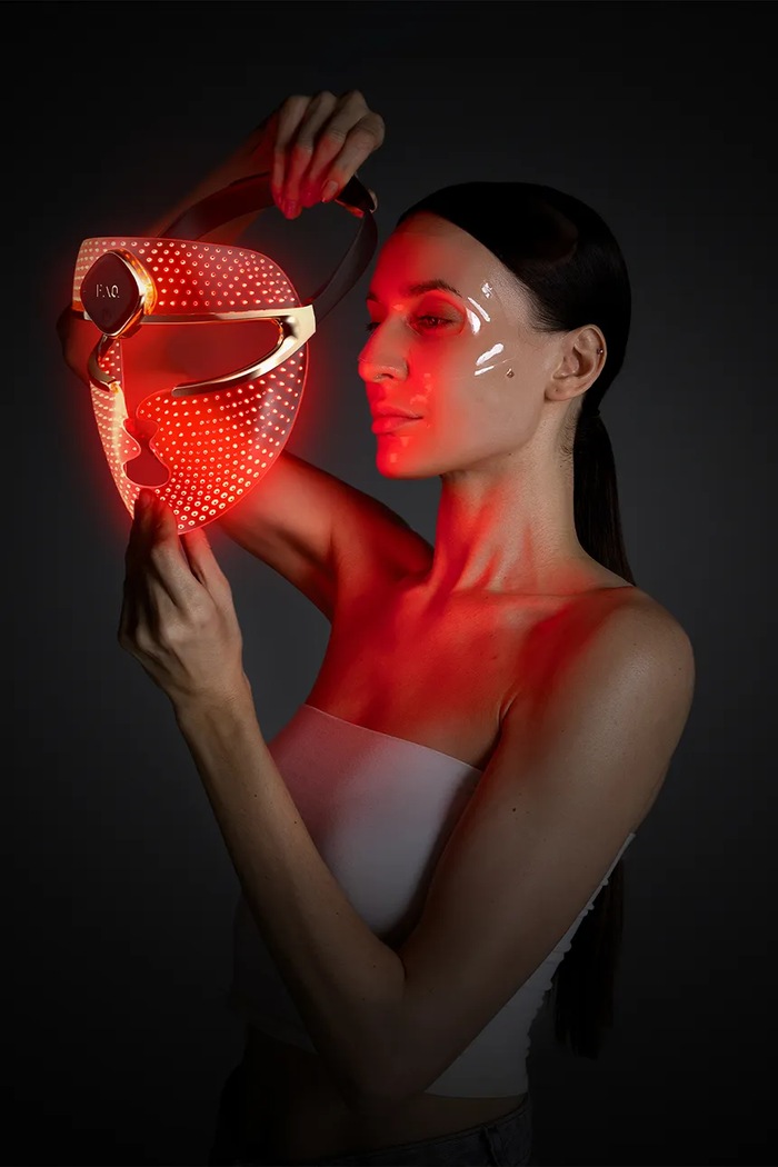FOREO mască facială cu hidrogel și colagen Glass Skin FAQ™ F0389 negru