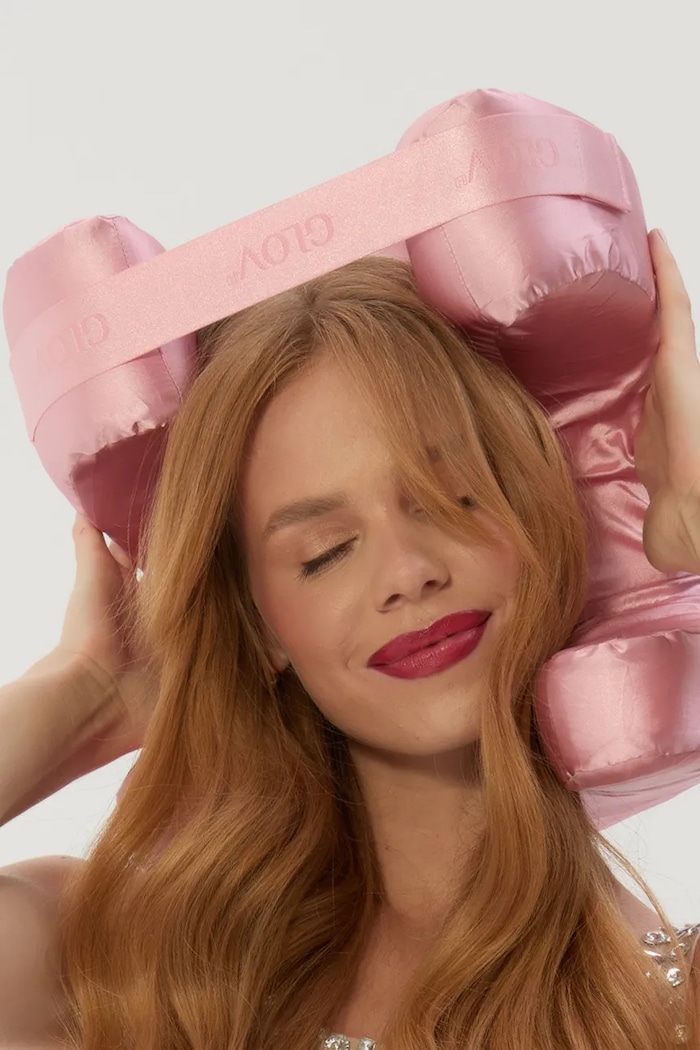 Sada: vankúš proti vráskam a turban GLOV Dream On, Gorgeous viacfarebná 5907440749207
