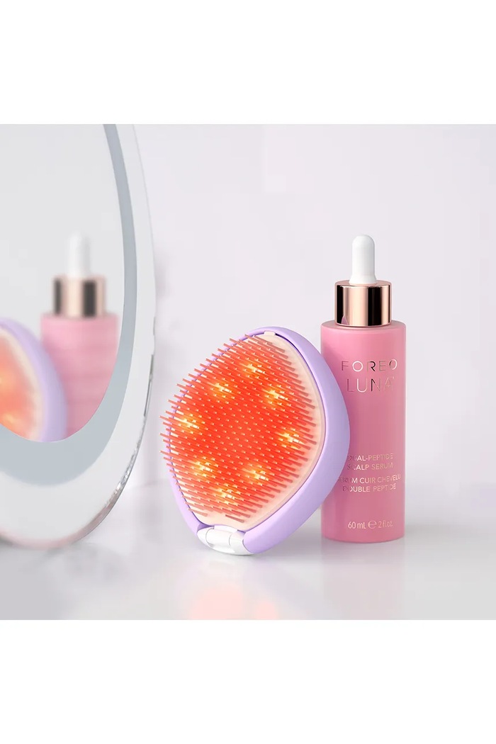 FOREO zaawansowana szczotka do włosów z oświetleniem led Flip Play Advanced fioletowy F3263