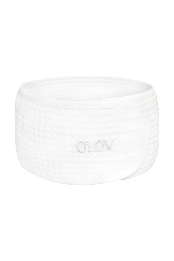 Glov čelenka na vlasy z textilného materiálu 19 x 10 x 2 cm biela 5907440747890
